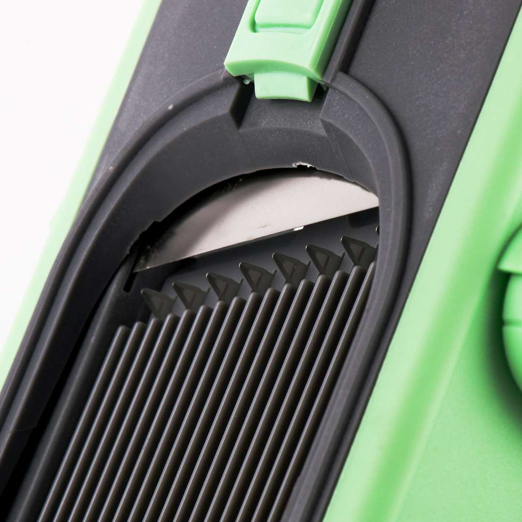 Vertical Vegetable Cutter with Adjustable Thickness Knob