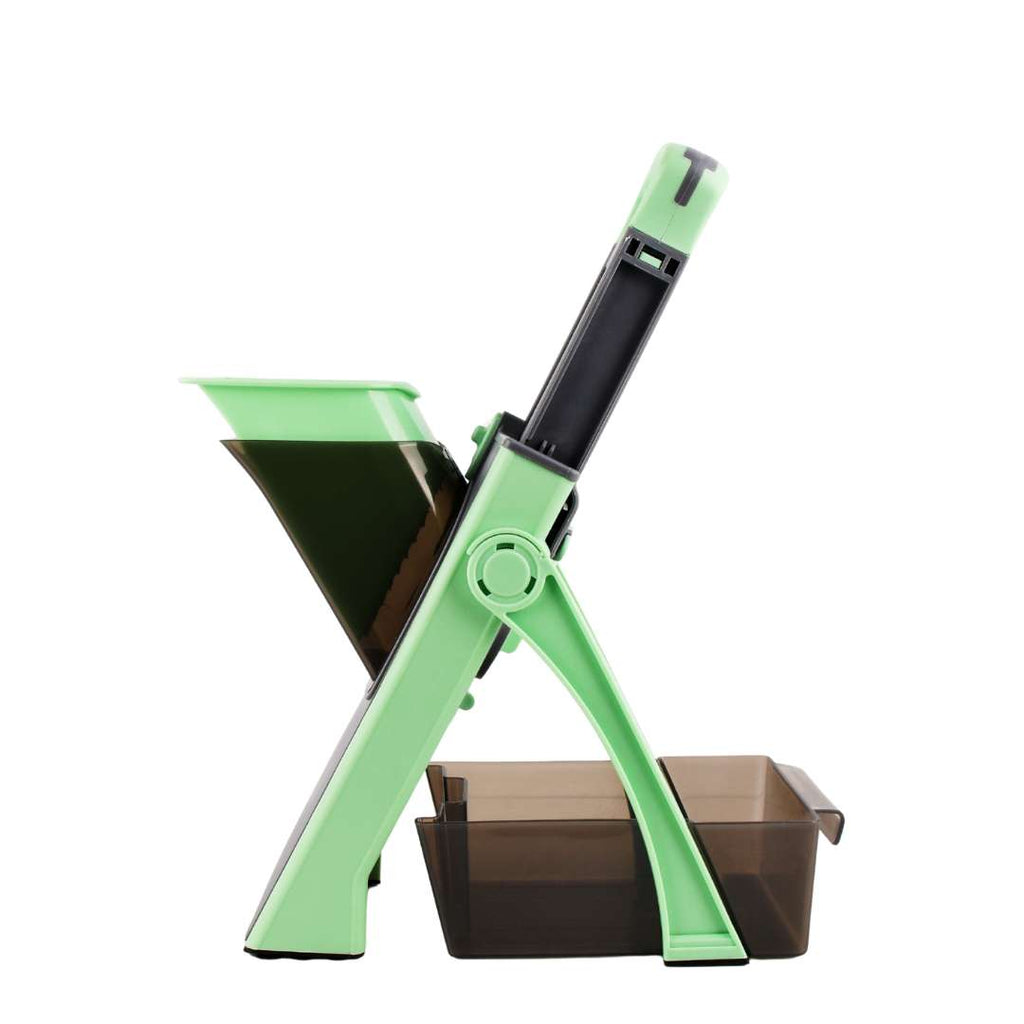 Vertical Vegetable Cutter with Adjustable Thickness Knob