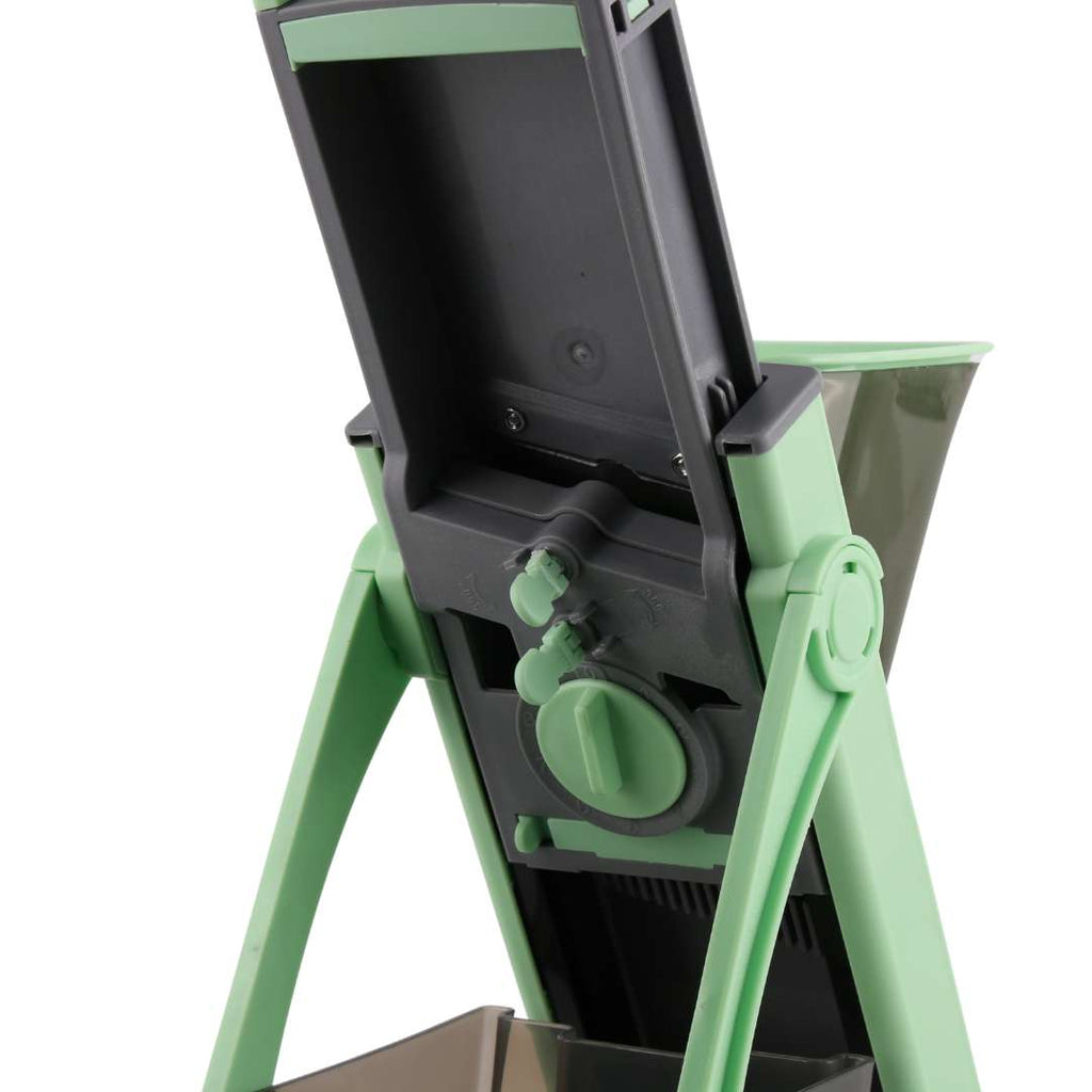 Vertical Vegetable Cutter with Adjustable Thickness Knob