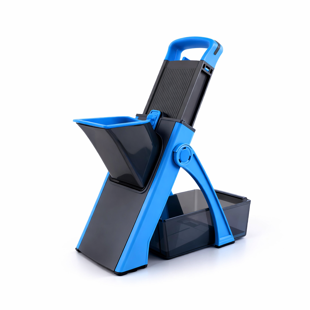 Vertical Vegetable Cutter with Adjustable Thickness Knob